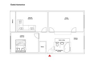 Česka Kamenice Byt